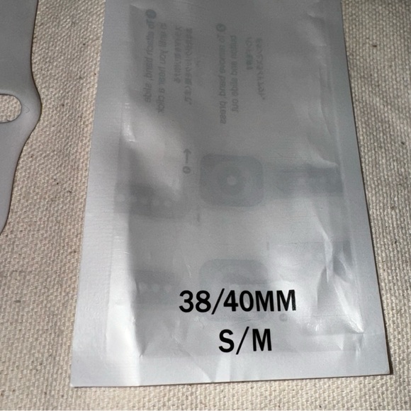 Apple Watch Sport Band Sz S/M 38/40MM Light Smoke Gray - Picture 7 of 8